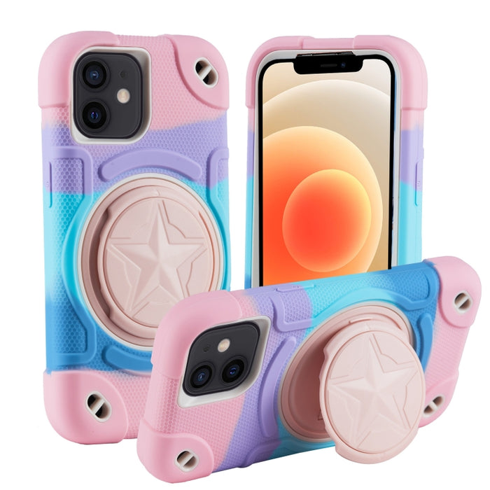 Shield PC Funda híbrida de silicona para teléfono