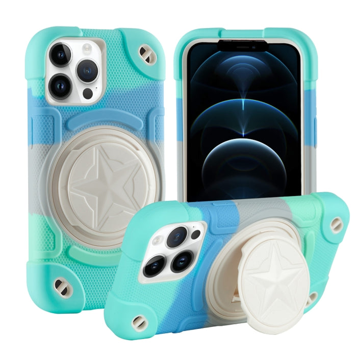Shield PC Funda híbrida de silicona para teléfono
