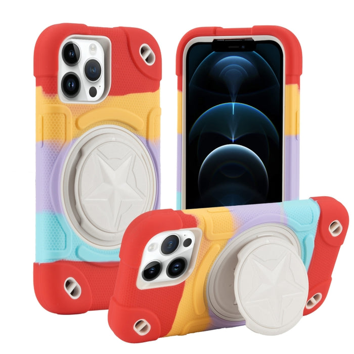 Shield PC Funda híbrida de silicona para teléfono