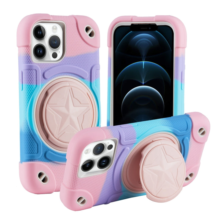 Shield PC Funda híbrida de silicona para teléfono