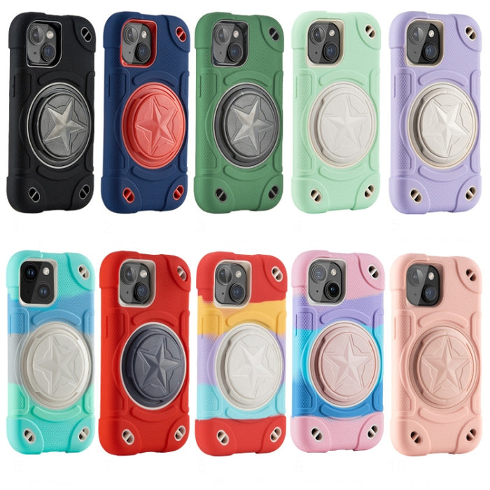 Shield PC Funda híbrida de silicona para teléfono