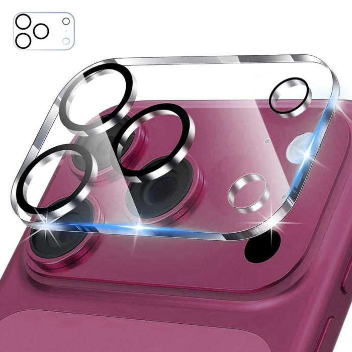 ENKAY Hat-Prince Black Ring 9H Lente de la cámara trasera Película de vidrio templado, For iPhone 17 Pro Max, For iPhone 17 Pro, For iPhone 17, For iPhone Air, For iPhone 16 Pro / 16 Pro Max, For iPhone 16 / 16 Plus, For iPhone 15 Pro / 15 Pro Max     ...