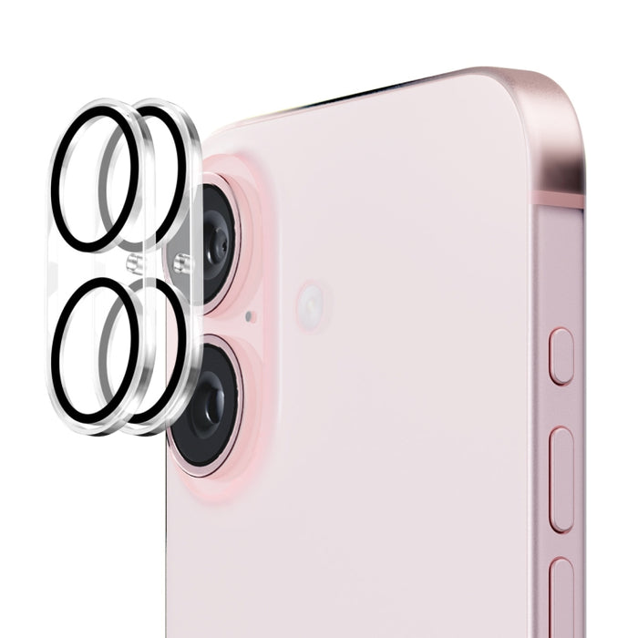 2 uds ENKAY Hat-Prince anillo negro 9H lente de la cámara trasera película de vidrio templado, For iPhone 17 Pro Max, For iPhone 17 Pro, For iPhone 17, For iPhone Air, For iPhone 16 Pro / 16 Pro Max, For iPhone 16 / 16 Plus, For iPhone 15 Pro / 15 Pro ...