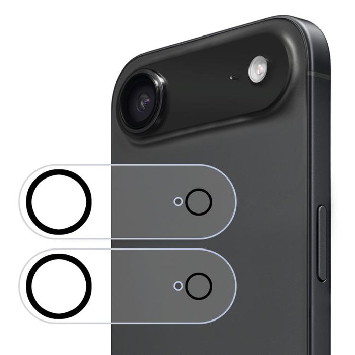 2 uds ENKAY Hat-Prince anillo negro 9H lente de la cámara trasera película de vidrio templado, For iPhone 17 Pro Max, For iPhone 17 Pro, For iPhone 17, For iPhone Air, For iPhone 16 Pro / 16 Pro Max, For iPhone 16 / 16 Plus, For iPhone 15 Pro / 15 Pro ...