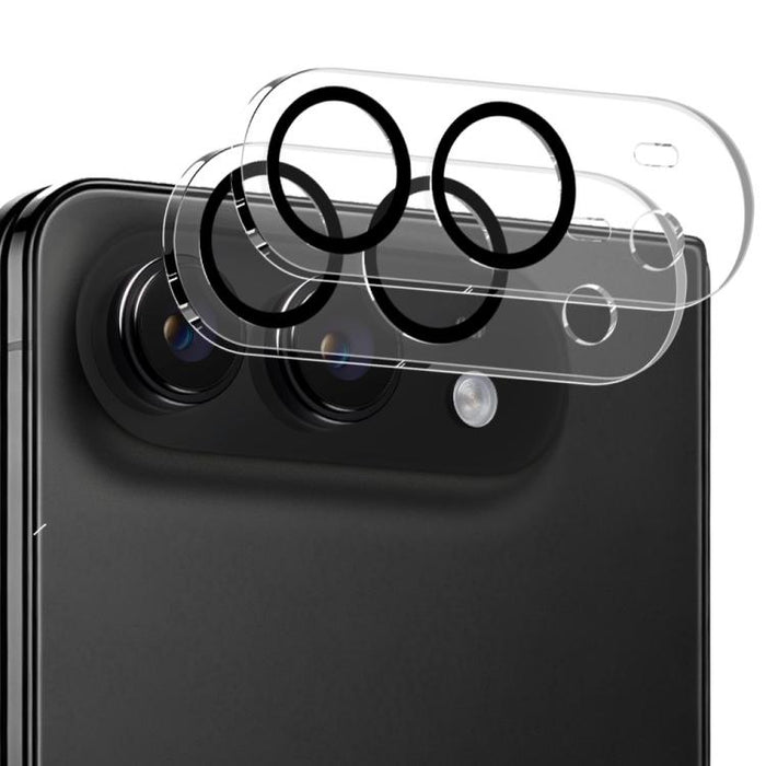 2 uds ENKAY Hat-Prince anillo negro 9H lente de la cámara trasera película de vidrio templado, For iPhone 17 Pro Max, For iPhone 17 Pro, For iPhone 17, For iPhone Air, For iPhone 16 Pro / 16 Pro Max, For iPhone 16 / 16 Plus, For iPhone 15 Pro / 15 Pro ...