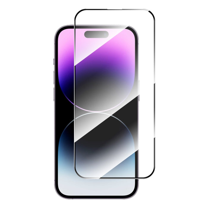 ENKAY Película de vidrio templado con alto contenido de aluminio y silicio con pegamento completo, For iPhone 16 Pro Max, For iPhone 16 Pro, For iPhone 16 Plus, For iPhone 16, iPhone 16e, For iPhone 15 Pro Max, For iPhone 15 Pro, For iPhone 15 Plus    ...