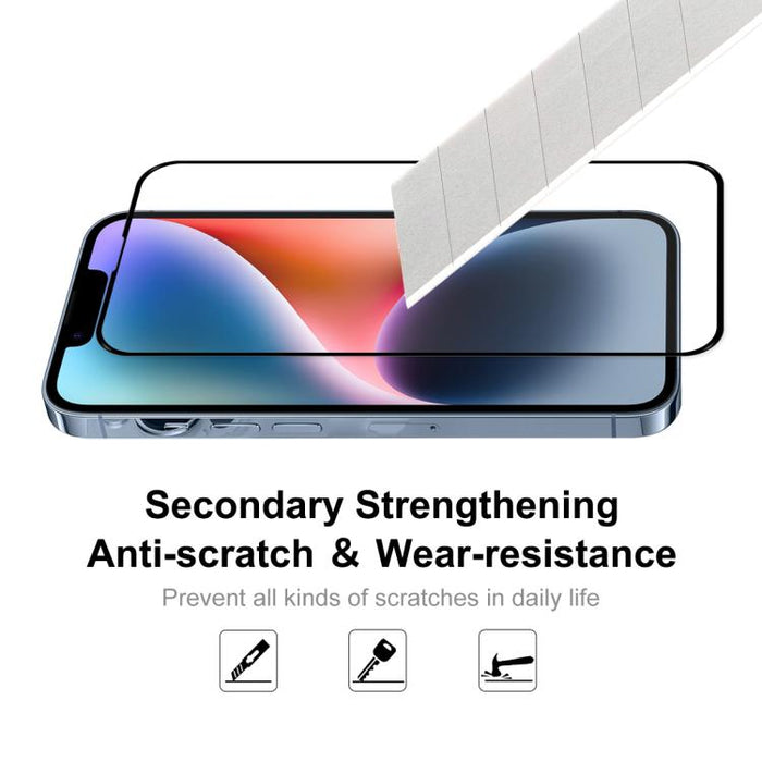 5 uds ENKAY pegamento completo alto aluminio-silicio película de vidrio templado, For iPhone 16 Pro Max, For iPhone 16 Pro, For iPhone 16 Plus, For iPhone 16, iPhone 16e, For iPhone 15 Pro Max, For iPhone 15 Pro, For iPhone 15 Plus, For iPhone 15