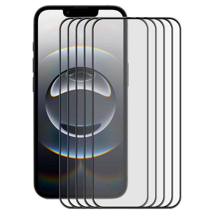 5 uds ENKAY pegamento completo alto aluminio-silicio película de vidrio templado, For iPhone 16 Pro Max, For iPhone 16 Pro, For iPhone 16 Plus, For iPhone 16, iPhone 16e, For iPhone 15 Pro Max, For iPhone 15 Pro, For iPhone 15 Plus, For iPhone 15