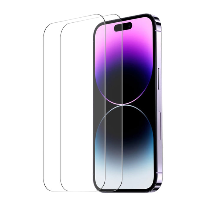 2 uds ENKAY 0,26mm 9H 2.5D alto aluminio-silicio película de vidrio templado, For iPhone 16 Pro Max, For iPhone 16 Pro, For iPhone 16 Plus, For iPhone 16, iPhone 16e, For iPhone 15 Pro Max, For iPhone 15 Pro, For iPhone 15 Plus, For iPhone 15