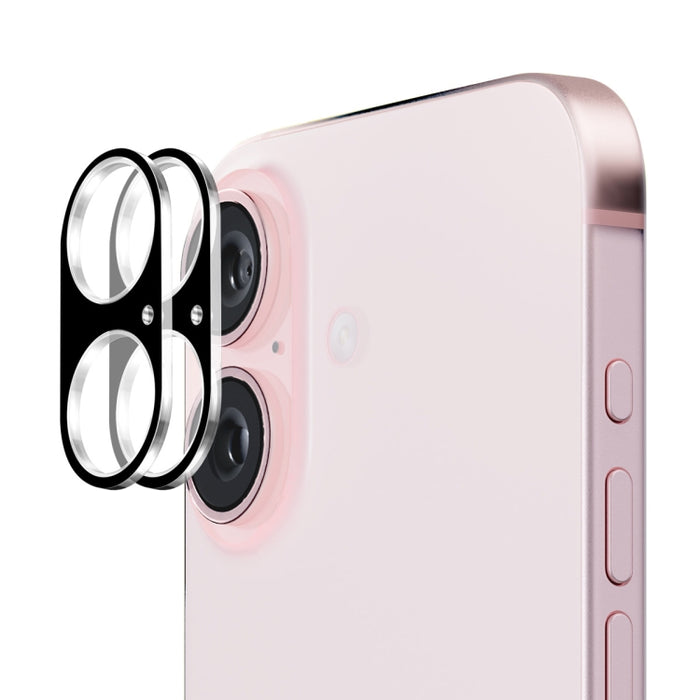 2 uds ENKAY Hat-Prince 9H lente de cámara trasera película de vidrio templado, For iPhone 16 Pro / 16 Pro Max, For iPhone 16 / 16 Plus, For iPhone 15 Pro / 15 Pro Max, For iPhone 15 / 15 Plus