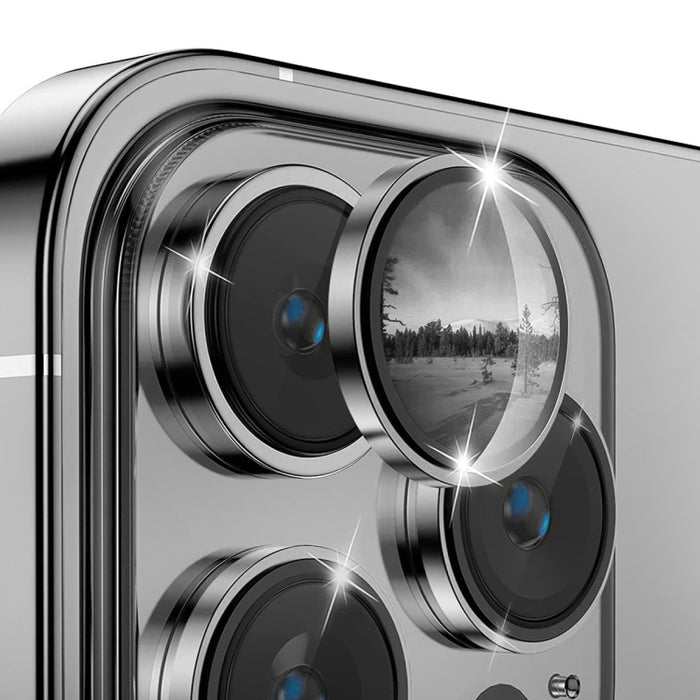 ENKAY AR Lente de cámara antirreflejo Película completa de vidrio, For iPhone 15 Pro / 15 Pro Max