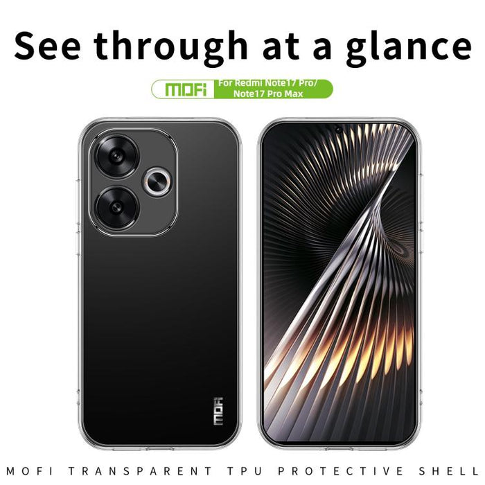 Estuche ultrafino para teléfono de TPU de la serie Ming de MOFI, For Xiaomi 17T, For Redmi Turbo 5 Max / Poco X8 Pro Max 5G, For Redmi Note 15 Pro+ 5G Global 163.3mm, For Redmi Note 15 4G / 5G Global 164mm, For Xiaomi 17 Ultra                          ...