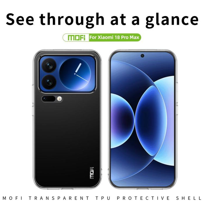 Estuche ultrafino para teléfono de TPU de la serie Ming de MOFI, For Xiaomi 17T, For Redmi Turbo 5 Max / Poco X8 Pro Max 5G, For Redmi Note 15 Pro+ 5G Global 163.3mm, For Redmi Note 15 4G / 5G Global 164mm, For Xiaomi 17 Ultra                          ...