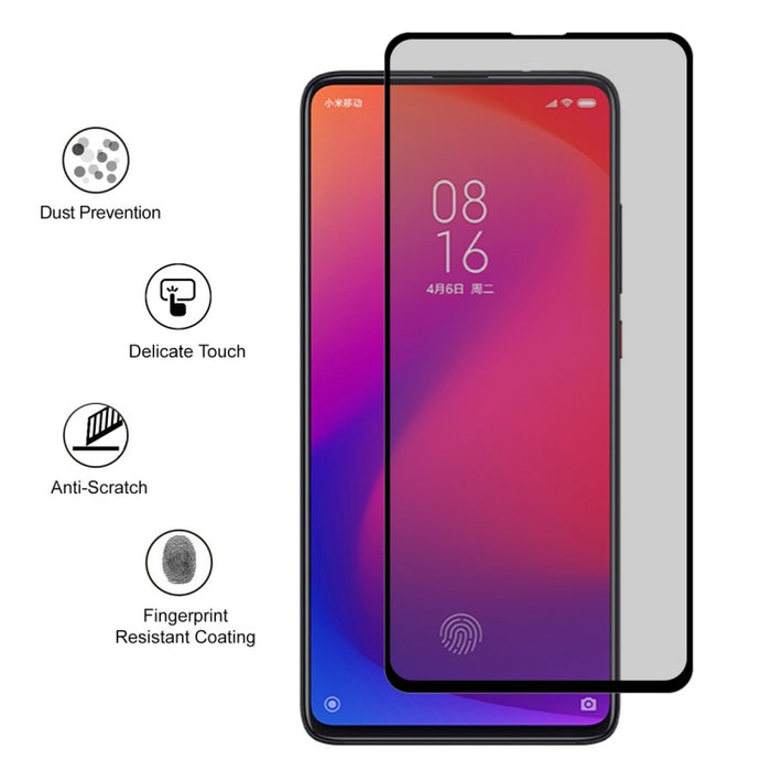 ENKAY Hat-Prince 0.26mm 9H 2.5D Película de vidrio templado de pantalla completa antideslumbrante de privacidad para Redmi K20 / K20 Pro, For Redmi K20 / K20 Pro