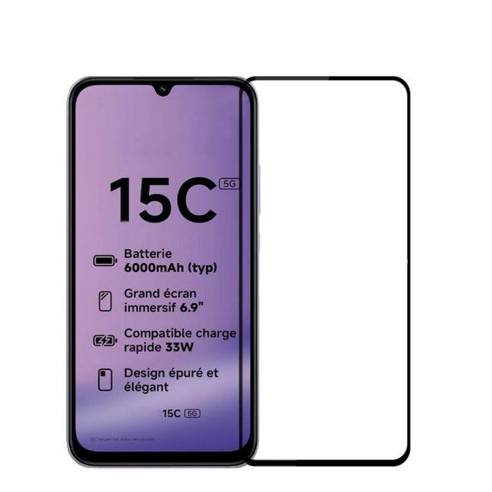 PINWUYO 9H 2.5D Película de vidrio templado de pantalla completa, For Redmi Note 15 Pro Global 163.6mm, For Redmi 15 5G EU 171mm, For Redmi 15 4G EU 171mm / Poco M7 Plus, For Redmi  15C 4G 171.5mm / Poco C85, For Redmi 15C 5G 173.1mm, For Xiaomi Poco M...