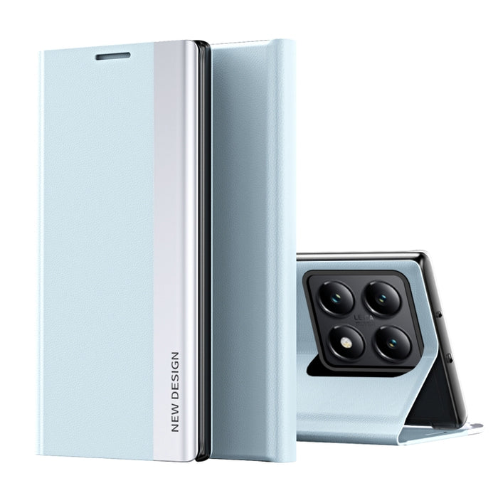 Caja de teléfono de cuero de adsorción galvanizada lateral, For Xiaomi 17T Pro 5G, For Xiaomi 17T 5G, For Redmi Note 15 Pro 5G Global 163.6mm, For Xiaomi 15T Pro, For Xiaomi 15T, For Xiaomi Poco X7 Pro, For Redmi Note 14 4G 163.25mm                    ...