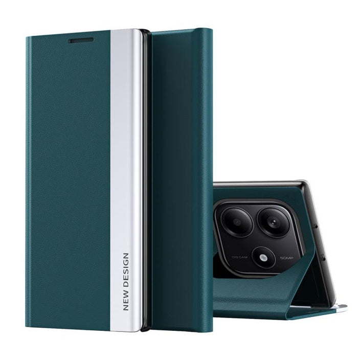 Caja de teléfono de cuero de adsorción galvanizada lateral, For Xiaomi 17T Pro 5G, For Xiaomi 17T 5G, For Redmi Note 15 Pro 5G Global 163.6mm, For Xiaomi 15T Pro, For Xiaomi 15T, For Xiaomi Poco X7 Pro, For Redmi Note 14 4G 163.25mm                    ...