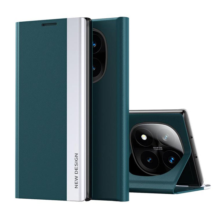 Caja de teléfono de cuero de adsorción galvanizada lateral, For Xiaomi 17T Pro 5G, For Xiaomi 17T 5G, For Redmi Note 15 Pro 5G Global 163.6mm, For Xiaomi 15T Pro, For Xiaomi 15T, For Xiaomi Poco X7 Pro, For Redmi Note 14 4G 163.25mm                    ...