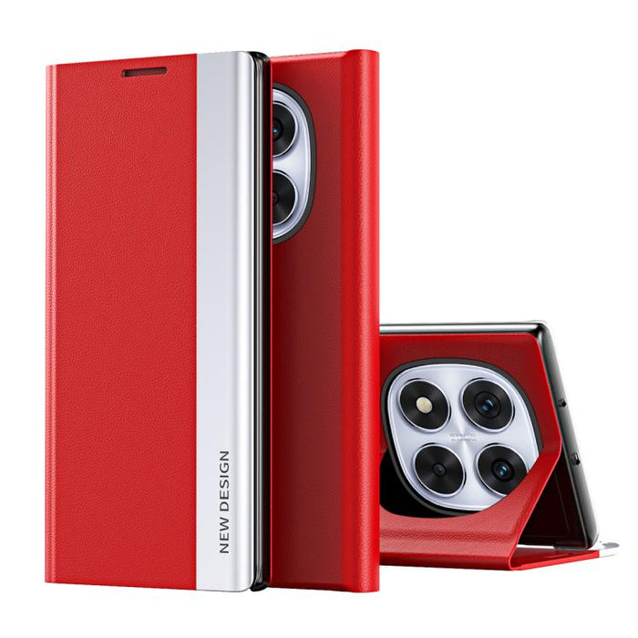 Caja de teléfono de cuero de adsorción galvanizada lateral, For Xiaomi 17T Pro 5G, For Xiaomi 17T 5G, For Redmi Note 15 Pro 5G Global 163.6mm, For Xiaomi 15T Pro, For Xiaomi 15T, For Xiaomi Poco X7 Pro, For Redmi Note 14 4G 163.25mm                    ...