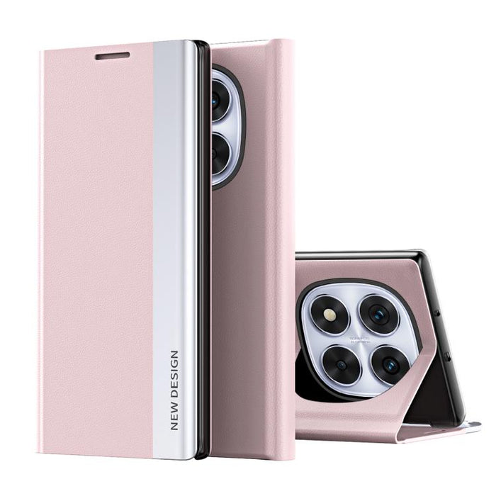 Caja de teléfono de cuero de adsorción galvanizada lateral, For Xiaomi 17T Pro 5G, For Xiaomi 17T 5G, For Redmi Note 15 Pro 5G Global 163.6mm, For Xiaomi 15T Pro, For Xiaomi 15T, For Xiaomi Poco X7 Pro, For Redmi Note 14 4G 163.25mm                    ...