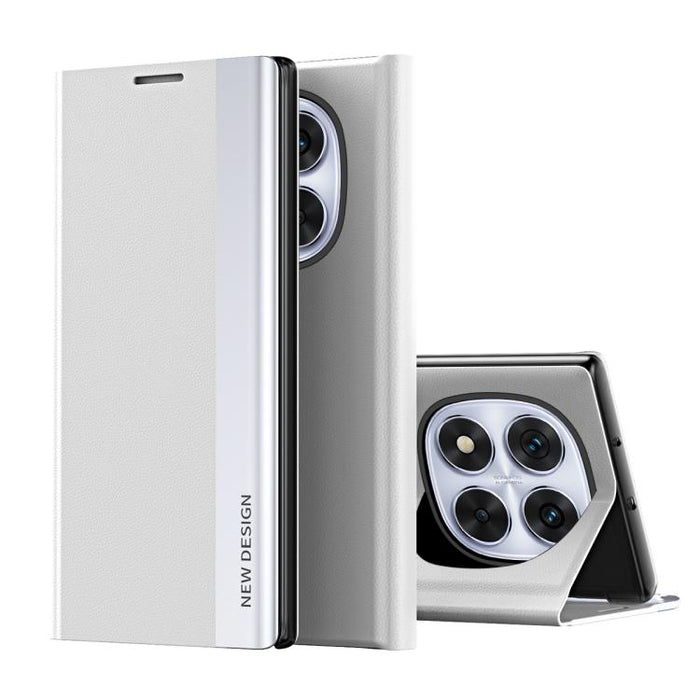 Caja de teléfono de cuero de adsorción galvanizada lateral, For Xiaomi 17T Pro 5G, For Xiaomi 17T 5G, For Redmi Note 15 Pro 5G Global 163.6mm, For Xiaomi 15T Pro, For Xiaomi 15T, For Xiaomi Poco X7 Pro, For Redmi Note 14 4G 163.25mm                    ...
