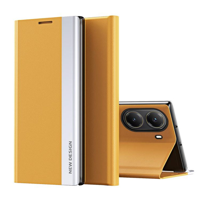 Caja de teléfono de cuero de adsorción galvanizada lateral, For Xiaomi 17T Pro 5G, For Xiaomi 17T 5G, For Redmi Note 15 Pro 5G Global 163.6mm, For Xiaomi 15T Pro, For Xiaomi 15T, For Xiaomi Poco X7 Pro, For Redmi Note 14 4G 163.25mm                    ...