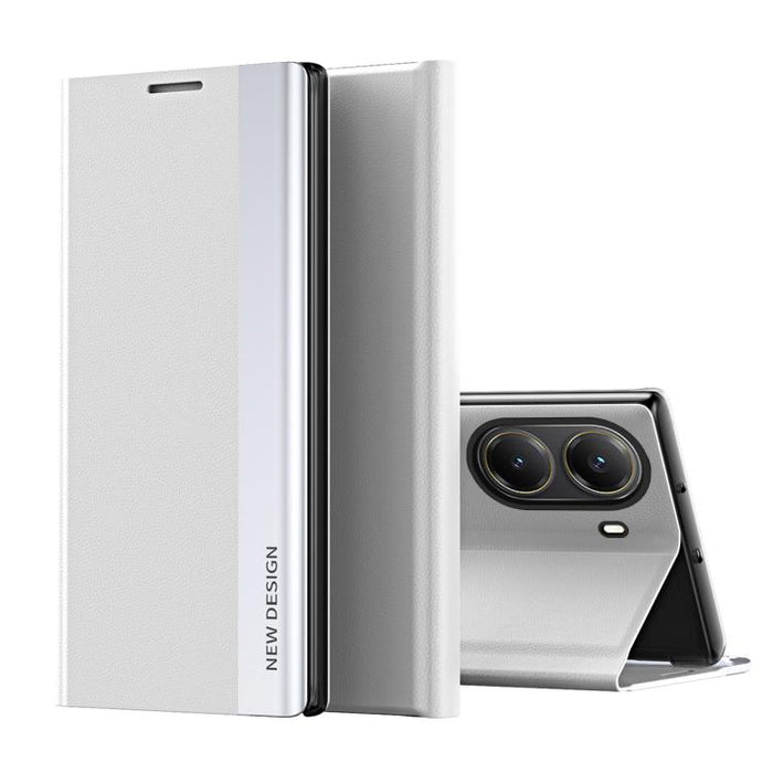 Caja de teléfono de cuero de adsorción galvanizada lateral, For Xiaomi 17T Pro 5G, For Xiaomi 17T 5G, For Redmi Note 15 Pro 5G Global 163.6mm, For Xiaomi 15T Pro, For Xiaomi 15T, For Xiaomi Poco X7 Pro, For Redmi Note 14 4G 163.25mm                    ...