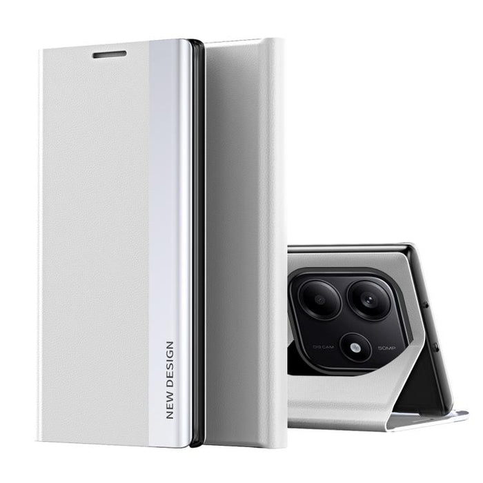 Caja de teléfono de cuero de adsorción galvanizada lateral, For Xiaomi 17T Pro 5G, For Xiaomi 17T 5G, For Redmi Note 15 Pro 5G Global 163.6mm, For Xiaomi 15T Pro, For Xiaomi 15T, For Xiaomi Poco X7 Pro, For Redmi Note 14 4G 163.25mm                    ...