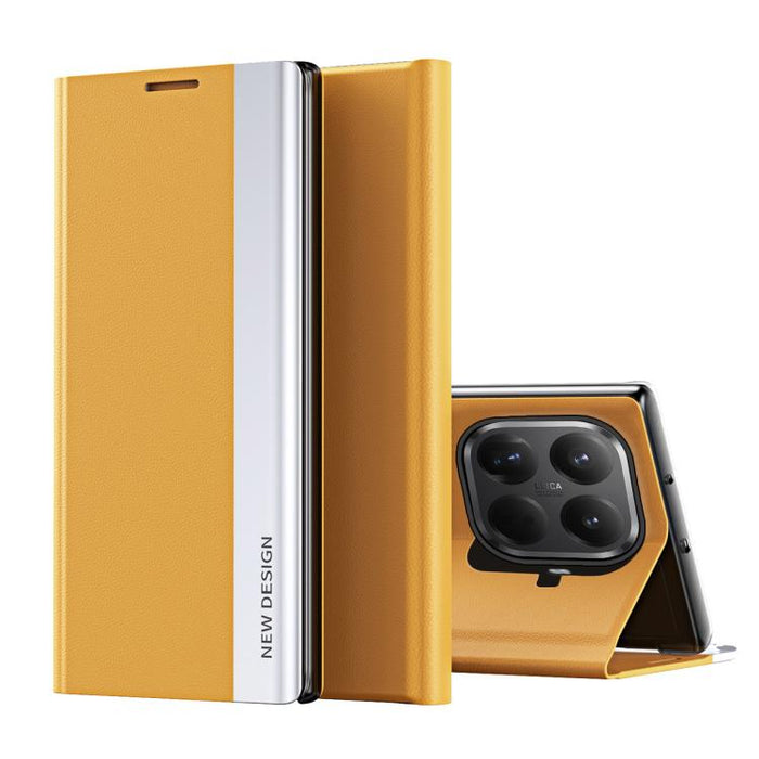 Caja de teléfono de cuero de adsorción galvanizada lateral, For Xiaomi 17T Pro 5G, For Xiaomi 17T 5G, For Redmi Note 15 Pro 5G Global 163.6mm, For Xiaomi 15T Pro, For Xiaomi 15T, For Xiaomi Poco X7 Pro, For Redmi Note 14 4G 163.25mm                    ...
