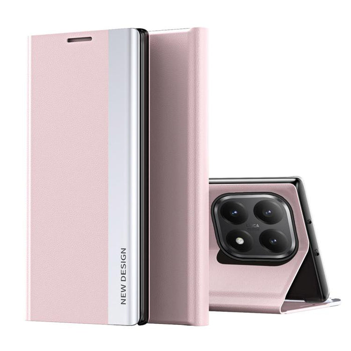 Caja de teléfono de cuero de adsorción galvanizada lateral, For Xiaomi 17T Pro 5G, For Xiaomi 17T 5G, For Redmi Note 15 Pro 5G Global 163.6mm, For Xiaomi 15T Pro, For Xiaomi 15T, For Xiaomi Poco X7 Pro, For Redmi Note 14 4G 163.25mm                    ...
