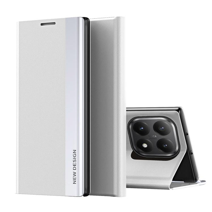 Caja de teléfono de cuero de adsorción galvanizada lateral, For Xiaomi 17T Pro 5G, For Xiaomi 17T 5G, For Redmi Note 15 Pro 5G Global 163.6mm, For Xiaomi 15T Pro, For Xiaomi 15T, For Xiaomi Poco X7 Pro, For Redmi Note 14 4G 163.25mm                    ...