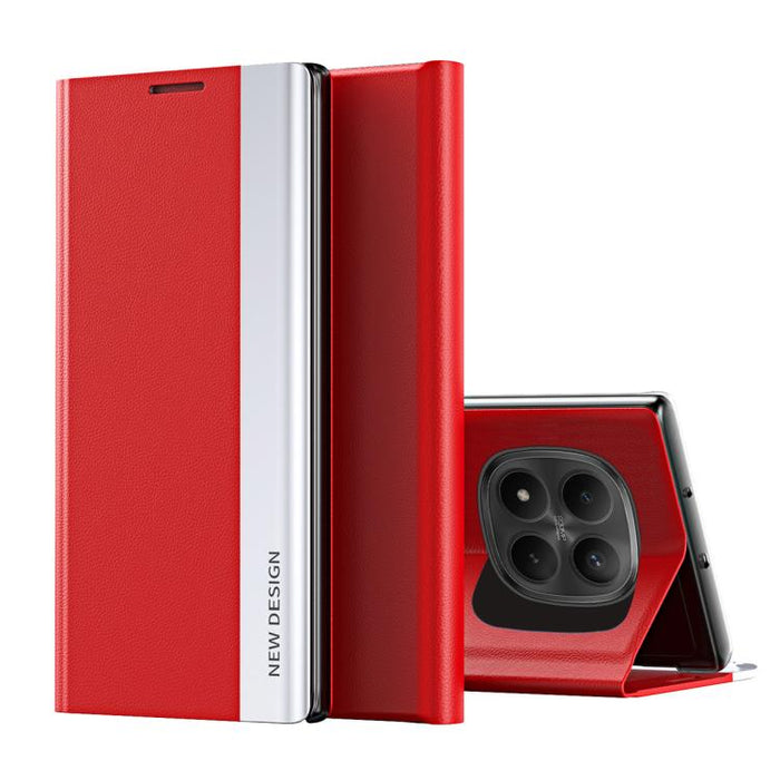 Caja de teléfono de cuero de adsorción galvanizada lateral, For Xiaomi 17T Pro 5G, For Xiaomi 17T 5G, For Redmi Note 15 Pro 5G Global 163.6mm, For Xiaomi 15T Pro, For Xiaomi 15T, For Xiaomi Poco X7 Pro, For Redmi Note 14 4G 163.25mm                    ...