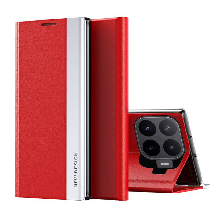 Caja de teléfono de cuero de adsorción galvanizada lateral, For Xiaomi 17T Pro 5G, For Xiaomi 17T 5G, For Redmi Note 15 Pro 5G Global 163.6mm, For Xiaomi 15T Pro, For Xiaomi 15T, For Xiaomi Poco X7 Pro, For Redmi Note 14 4G 163.25mm                    ...