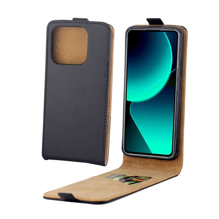 Estuche para teléfono de cuero con tapa vertical y ranura para tarjeta, For Redmi Note 14 4G 164.84mm, For Redmi Turbo 4, For Xiaomi Poco M7 Pro 5G, Redmi K80 Pro 5G, For Redmi K80 5G, For Redmi Note 14 Pro 4G, For Xiaomi 15 Pro, For Xiaomi 15         ...