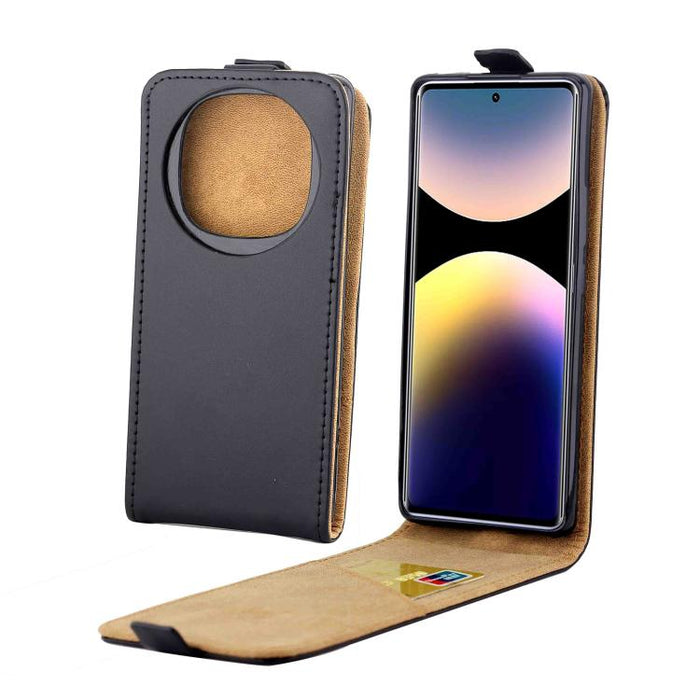 Estuche para teléfono de cuero con tapa vertical y ranura para tarjeta, For Redmi Note 14 4G 164.84mm, For Redmi Turbo 4, For Xiaomi Poco M7 Pro 5G, Redmi K80 Pro 5G, For Redmi K80 5G, For Redmi Note 14 Pro 4G, For Xiaomi 15 Pro, For Xiaomi 15         ...