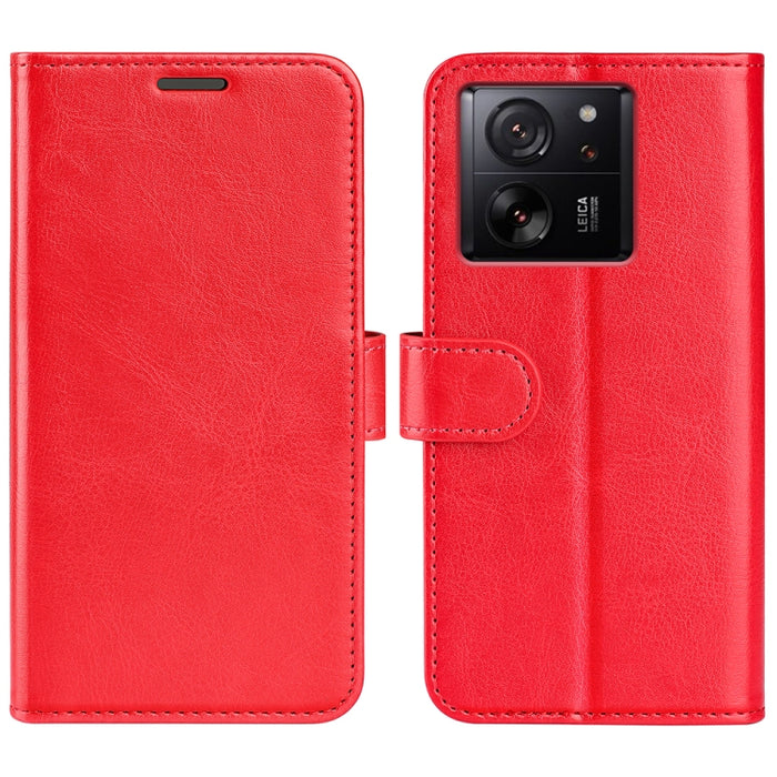 Caja del teléfono del cuero del tirón horizontal de la textura R64, For Xiaomi Redmi 14C 4G, For Xiaomi Redmi K70 Ultra, For Xiaomi Redmi Note 13R 5G, For Xiaomi Redmi Turbo 3, For Xiaomi Redmi A3, For Xiaomi Redmi Note 13 4G, For Xiaomi Redmi K70E    ...