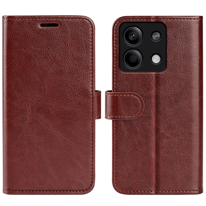 Caja del teléfono del cuero del tirón horizontal de la textura R64, For Xiaomi Redmi 14C 4G, For Xiaomi Redmi K70 Ultra, For Xiaomi Redmi Note 13R 5G, For Xiaomi Redmi Turbo 3, For Xiaomi Redmi A3, For Xiaomi Redmi Note 13 4G, For Xiaomi Redmi K70E    ...