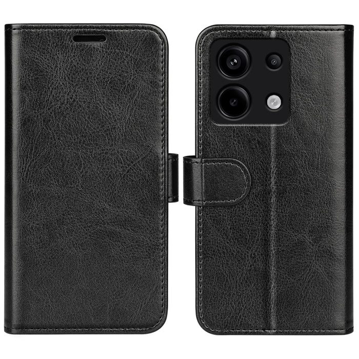 Caja del teléfono del cuero del tirón horizontal de la textura R64, For Xiaomi Redmi 14C 4G, For Xiaomi Redmi K70 Ultra, For Xiaomi Redmi Note 13R 5G, For Xiaomi Redmi Turbo 3, For Xiaomi Redmi A3, For Xiaomi Redmi Note 13 4G, For Xiaomi Redmi K70E    ...