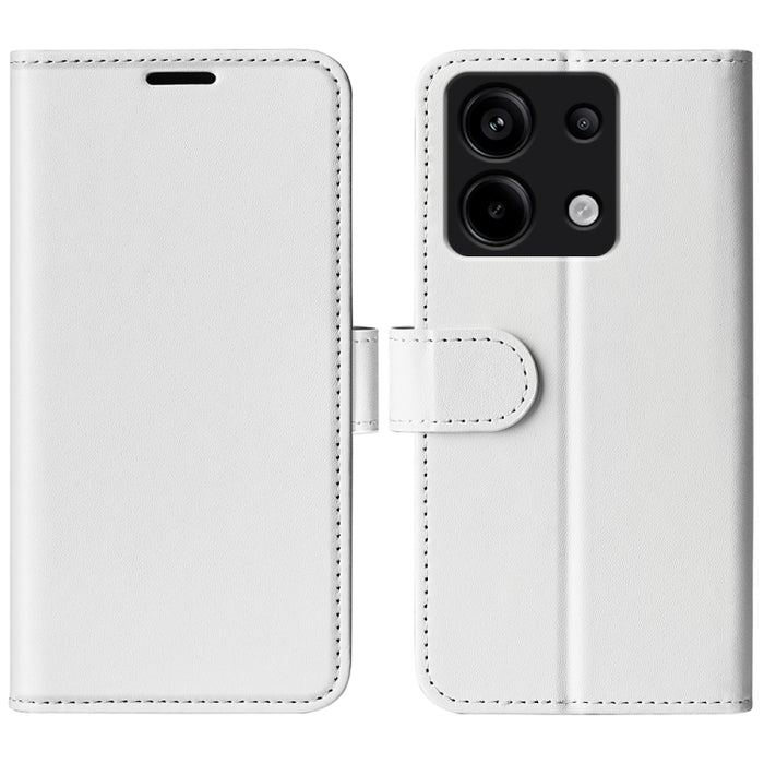 Caja del teléfono del cuero del tirón horizontal de la textura R64, For Xiaomi Redmi 14C 4G, For Xiaomi Redmi K70 Ultra, For Xiaomi Redmi Note 13R 5G, For Xiaomi Redmi Turbo 3, For Xiaomi Redmi A3, For Xiaomi Redmi Note 13 4G, For Xiaomi Redmi K70E    ...