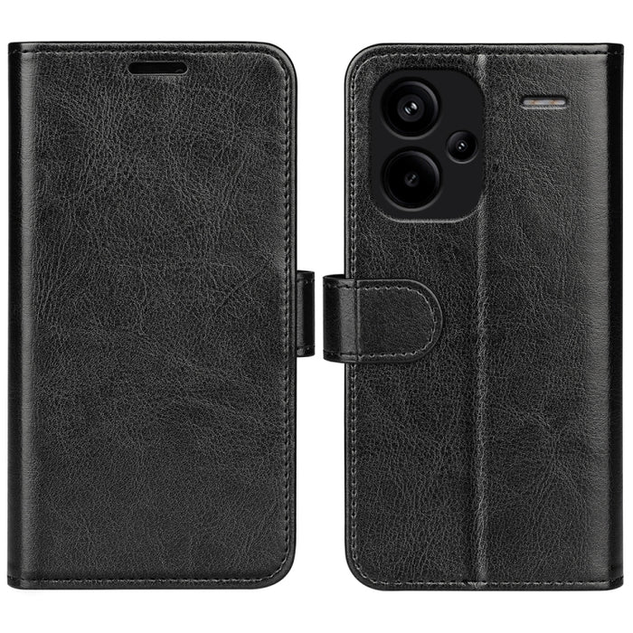 Caja del teléfono del cuero del tirón horizontal de la textura R64, For Xiaomi Redmi 14C 4G, For Xiaomi Redmi K70 Ultra, For Xiaomi Redmi Note 13R 5G, For Xiaomi Redmi Turbo 3, For Xiaomi Redmi A3, For Xiaomi Redmi Note 13 4G, For Xiaomi Redmi K70E    ...