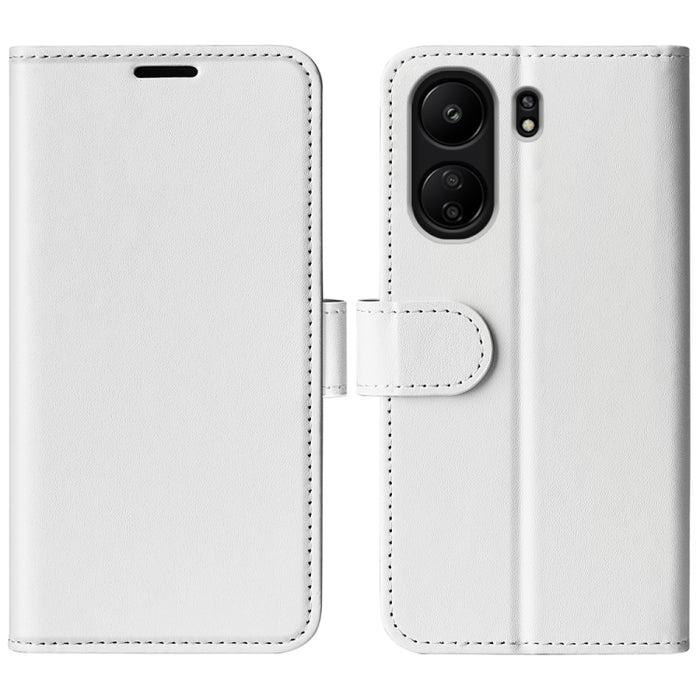 Caja del teléfono del cuero del tirón horizontal de la textura R64, For Xiaomi Redmi 14C 4G, For Xiaomi Redmi K70 Ultra, For Xiaomi Redmi Note 13R 5G, For Xiaomi Redmi Turbo 3, For Xiaomi Redmi A3, For Xiaomi Redmi Note 13 4G, For Xiaomi Redmi K70E    ...