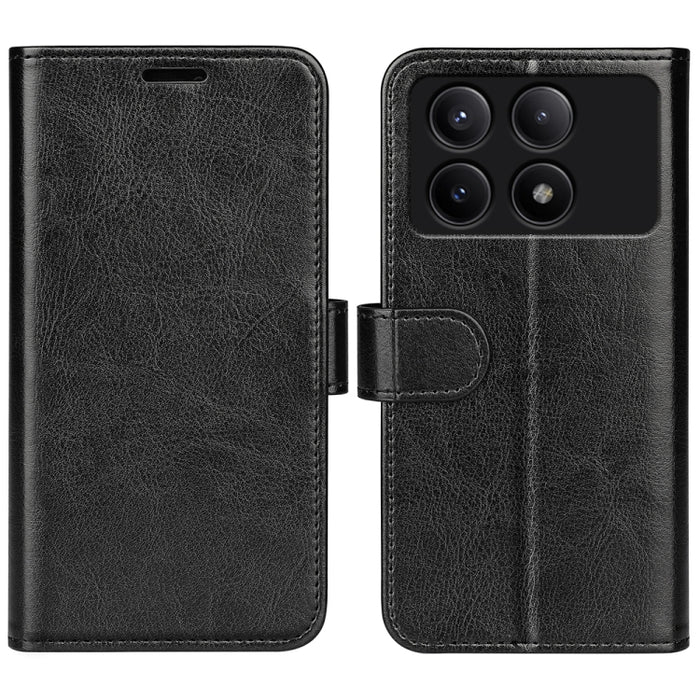 Caja del teléfono del cuero del tirón horizontal de la textura R64, For Xiaomi Redmi 14C 4G, For Xiaomi Redmi K70 Ultra, For Xiaomi Redmi Note 13R 5G, For Xiaomi Redmi Turbo 3, For Xiaomi Redmi A3, For Xiaomi Redmi Note 13 4G, For Xiaomi Redmi K70E    ...