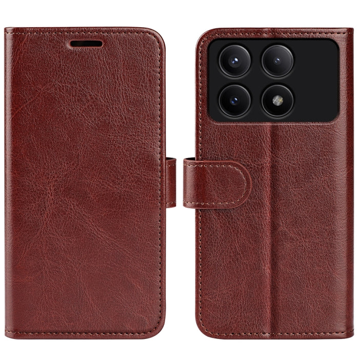 Caja del teléfono del cuero del tirón horizontal de la textura R64, For Xiaomi Redmi 14C 4G, For Xiaomi Redmi K70 Ultra, For Xiaomi Redmi Note 13R 5G, For Xiaomi Redmi Turbo 3, For Xiaomi Redmi A3, For Xiaomi Redmi Note 13 4G, For Xiaomi Redmi K70E    ...