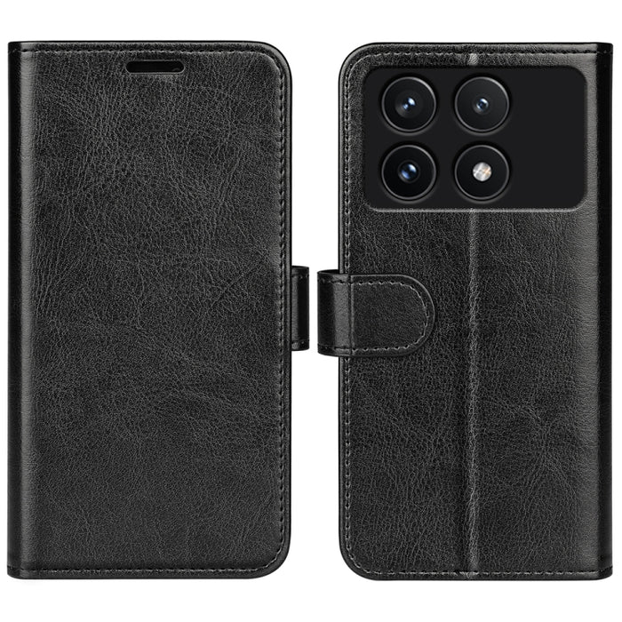 Caja del teléfono del cuero del tirón horizontal de la textura R64, For Xiaomi Redmi 14C 4G, For Xiaomi Redmi K70 Ultra, For Xiaomi Redmi Note 13R 5G, For Xiaomi Redmi Turbo 3, For Xiaomi Redmi A3, For Xiaomi Redmi Note 13 4G, For Xiaomi Redmi K70E    ...