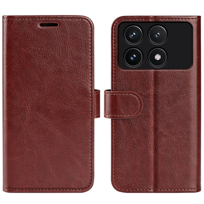 Caja del teléfono del cuero del tirón horizontal de la textura R64, For Xiaomi Redmi 14C 4G, For Xiaomi Redmi K70 Ultra, For Xiaomi Redmi Note 13R 5G, For Xiaomi Redmi Turbo 3, For Xiaomi Redmi A3, For Xiaomi Redmi Note 13 4G, For Xiaomi Redmi K70E    ...