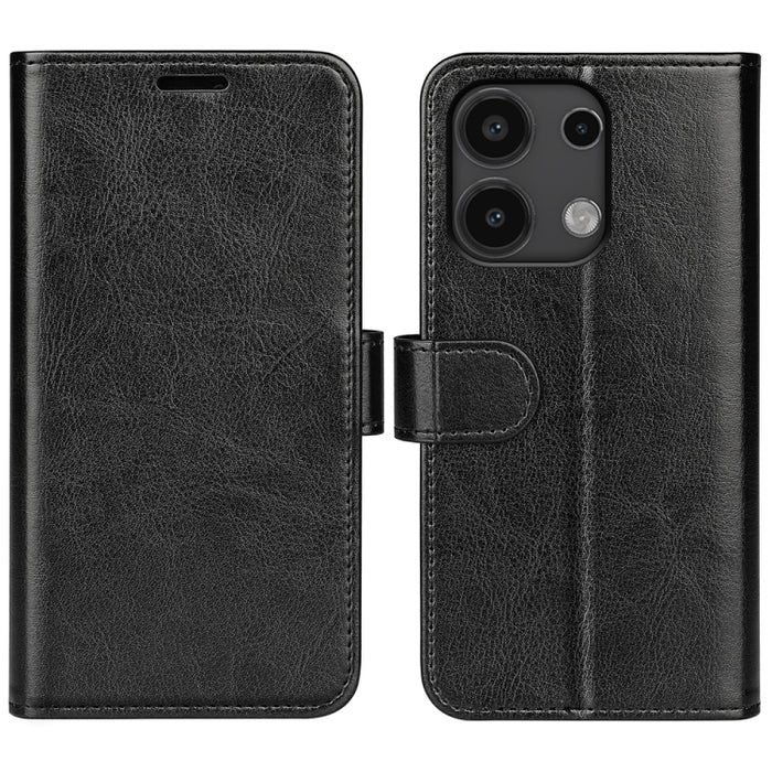 Caja del teléfono del cuero del tirón horizontal de la textura R64, For Xiaomi Redmi 14C 4G, For Xiaomi Redmi K70 Ultra, For Xiaomi Redmi Note 13R 5G, For Xiaomi Redmi Turbo 3, For Xiaomi Redmi A3, For Xiaomi Redmi Note 13 4G, For Xiaomi Redmi K70E    ...