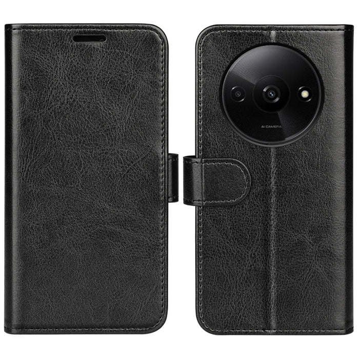 Caja del teléfono del cuero del tirón horizontal de la textura R64, For Xiaomi Redmi 14C 4G, For Xiaomi Redmi K70 Ultra, For Xiaomi Redmi Note 13R 5G, For Xiaomi Redmi Turbo 3, For Xiaomi Redmi A3, For Xiaomi Redmi Note 13 4G, For Xiaomi Redmi K70E    ...