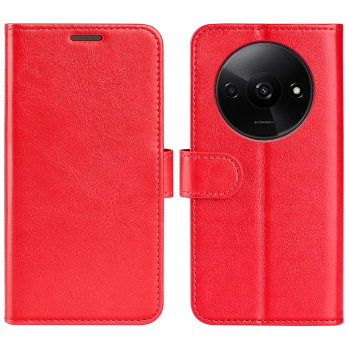 Caja del teléfono del cuero del tirón horizontal de la textura R64, For Xiaomi Redmi 14C 4G, For Xiaomi Redmi K70 Ultra, For Xiaomi Redmi Note 13R 5G, For Xiaomi Redmi Turbo 3, For Xiaomi Redmi A3, For Xiaomi Redmi Note 13 4G, For Xiaomi Redmi K70E    ...