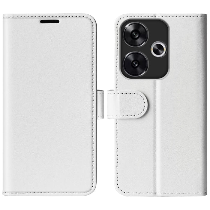 Caja del teléfono del cuero del tirón horizontal de la textura R64, For Xiaomi Redmi 14C 4G, For Xiaomi Redmi K70 Ultra, For Xiaomi Redmi Note 13R 5G, For Xiaomi Redmi Turbo 3, For Xiaomi Redmi A3, For Xiaomi Redmi Note 13 4G, For Xiaomi Redmi K70E    ...
