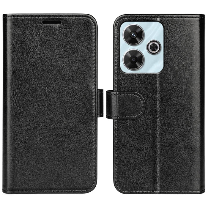 Caja del teléfono del cuero del tirón horizontal de la textura R64, For Xiaomi Redmi 14C 4G, For Xiaomi Redmi K70 Ultra, For Xiaomi Redmi Note 13R 5G, For Xiaomi Redmi Turbo 3, For Xiaomi Redmi A3, For Xiaomi Redmi Note 13 4G, For Xiaomi Redmi K70E    ...
